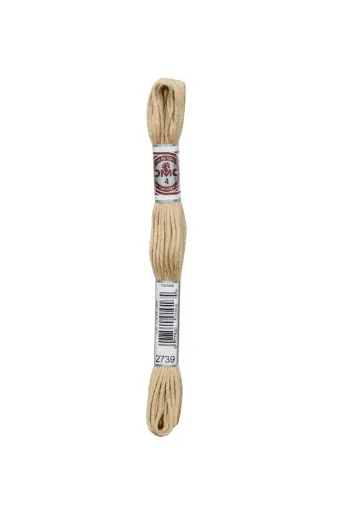 [89E2739] Fil à broder Retors Mat DMC 2739 Dune