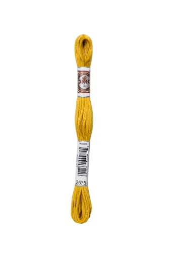 [89E2575] Fil à broder Retors Mat DMC 2575 Miel