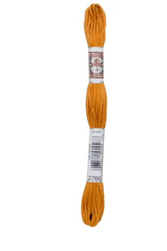 [89E2766] Fil à broder Retors Mat DMC 2766 Muscade