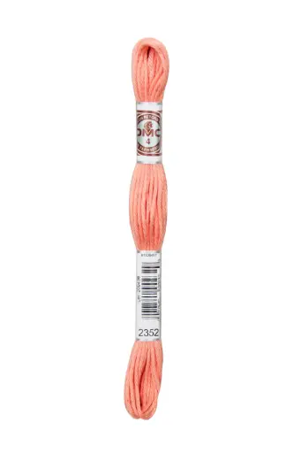 [89E2352] Fil à broder Retors Mat DMC 2352 Saumon