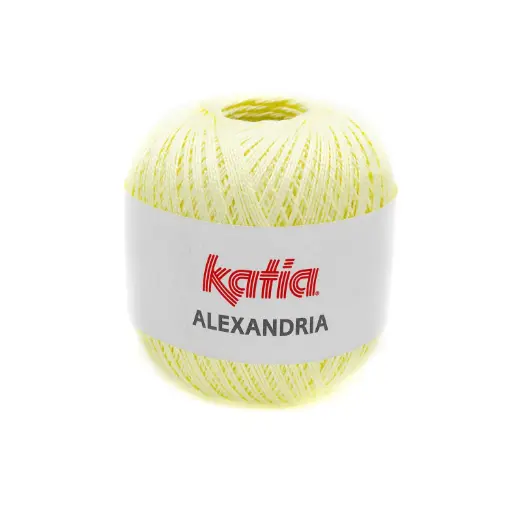 [ALEX28] Alexandria 100% coton peigné, gazé et mercerisé Katia 28 - Jaune pastel