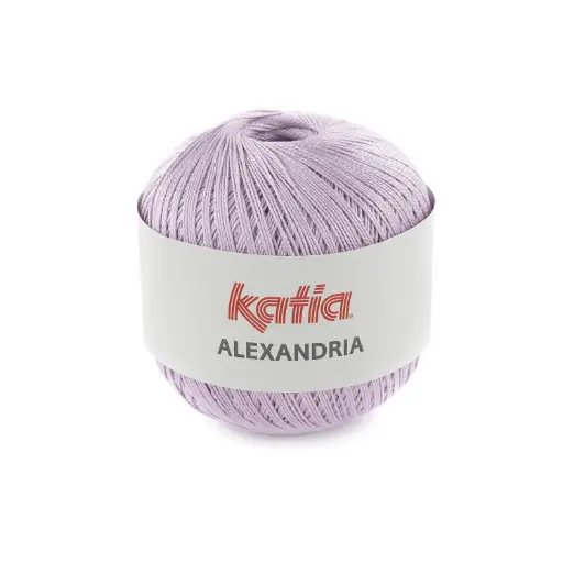 [ALEX39] Alexandria 100% coton peigné, gazé et mercerisé Katia 39 - Mauve
