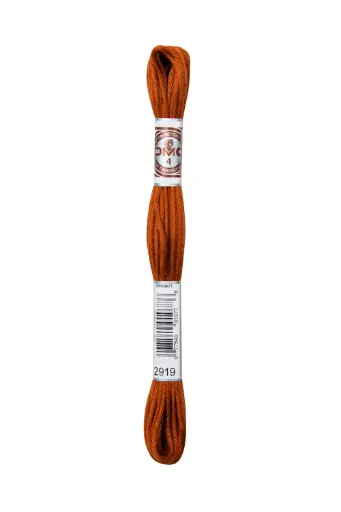 [89E2919] Fil à broder Retors Mat DMC 2919 Brun Palissandre