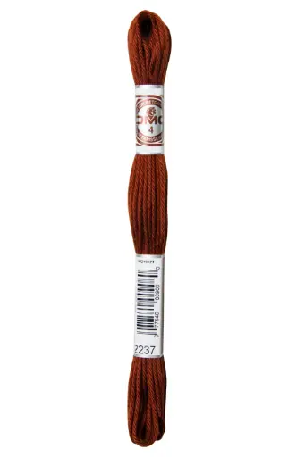 [89E2237] Fil à broder Retors Mat DMC 2237 Brun rosé