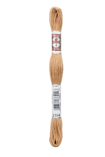 [89E2164] Fil à broder Retors Mat DMC 2164 Caramel 
