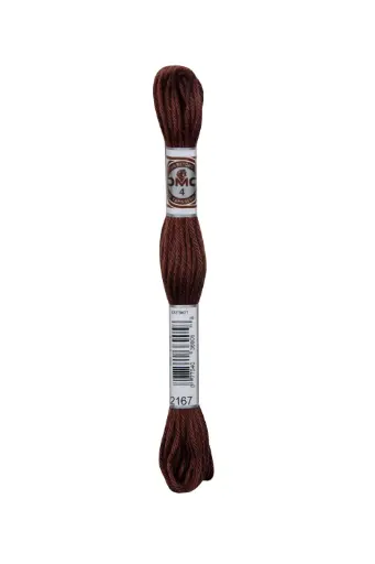 [89E2167] Fil à broder Retors Mat DMC 2167 Poudre d'alizarine