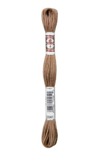 [89E2841] Fil à broder Retors Mat DMC 2841 Loutre