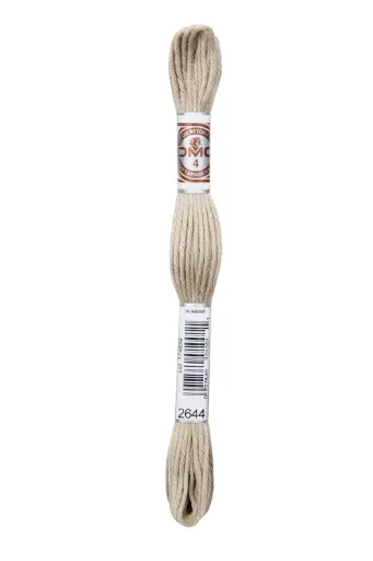 [89E2644] Fil à broder Retors Mat DMC 2644 Beige flanelle