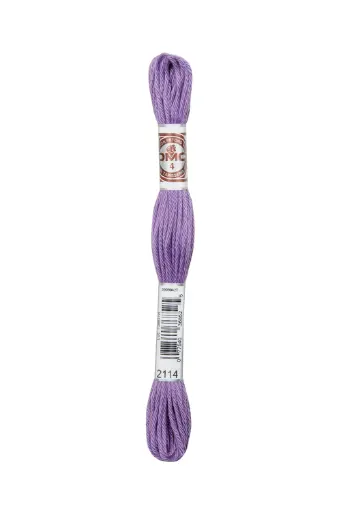 [89E2114] Fil à broder Retors Mat DMC 2114 Améthyste violette
