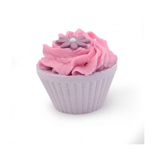 [CUPCAKELAVANDE] Cupcake effervescent pour le bain lavande provençale