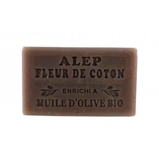 [ALEPFLEURSCOTON] Savon Alep Fleurs de coton