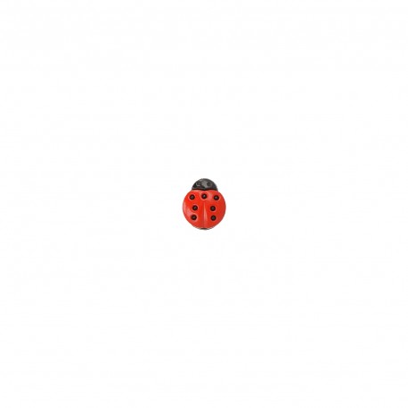 [M60364015024] Bouton Coccinelle 15 mm 024 Rouge